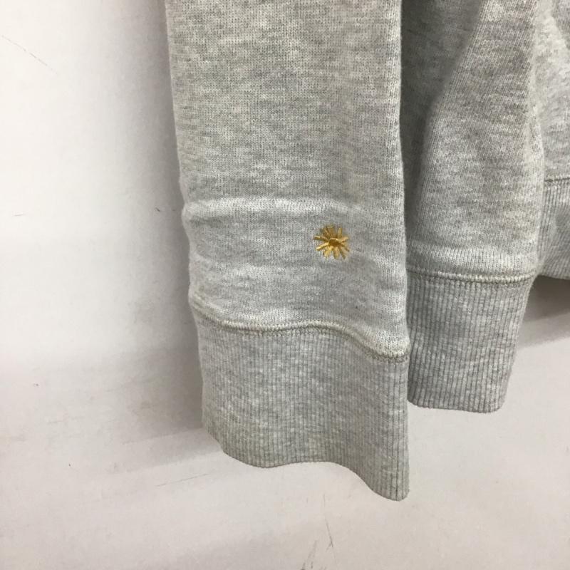 ゴーヘンプ GOHEMP パーカー 長袖 長袖トレーナー スウェット プルオーバー XL 無地 灰 / グレー /  メンズ USED 古着 中古 10143118
