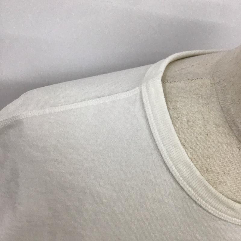 スタディオダルチザン STUDIOD ARTISAN&SA Tシャツ 半袖 半袖カットソー プリントTシャツ クルーネックカットソー XXL プリント 白 / ホワイト /  メンズ USED 古着 中古 10126228