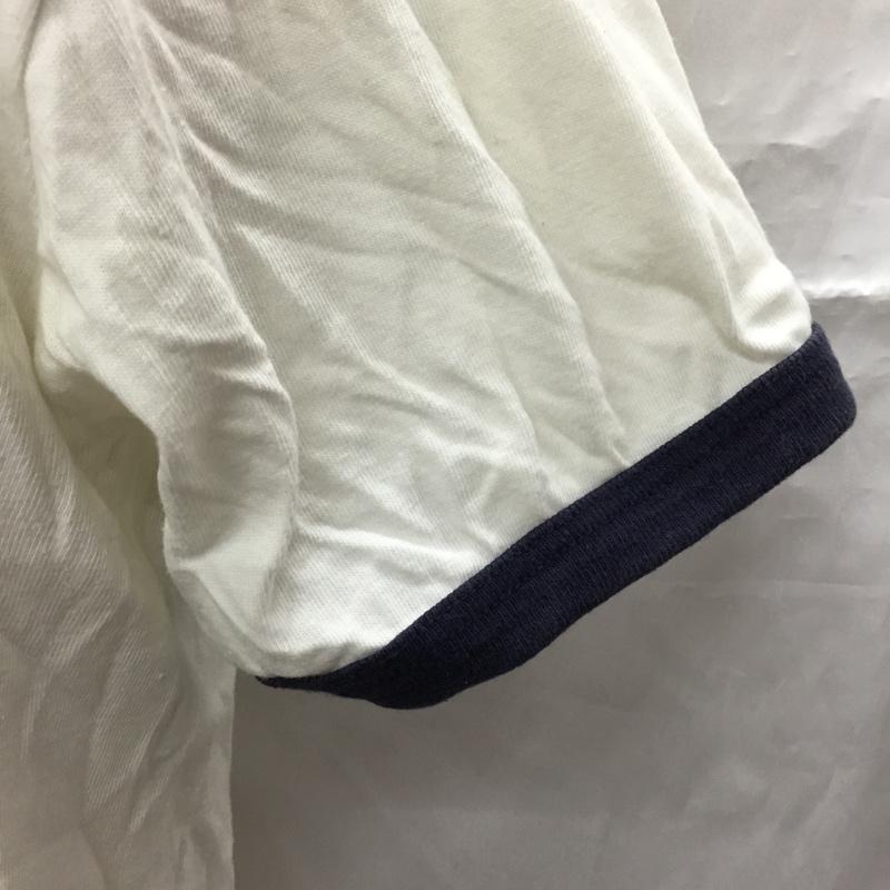 フェローズ Pherrow s Tシャツ 半袖 半袖カットソー プリントTシャツ クルーネックカットソー L プリント 白 / ホワイト /  メンズ USED 古着 中古 10116027