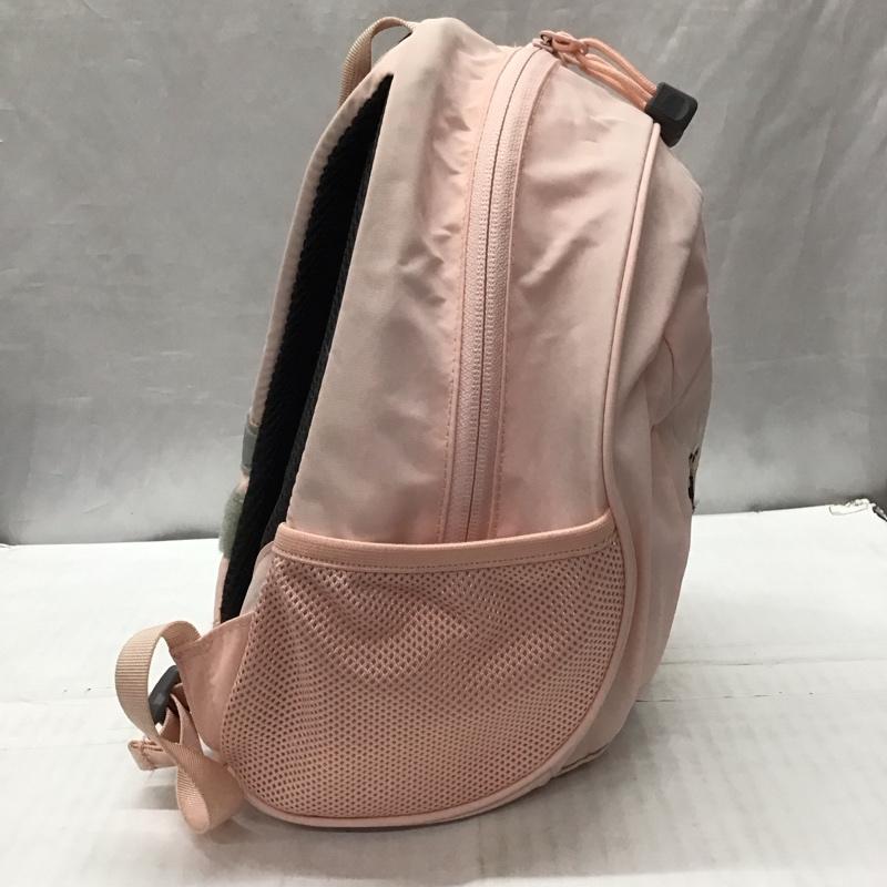 ザノースフェイス THE NORTH FACE バッグ バッグ NMJ72005 ホームスライス Homeslice キッズ リュック バックパック デイバック 刺繍 ロゴ、文字 桃 / ピンク /  ガールズ USED 古着 中古 10121632