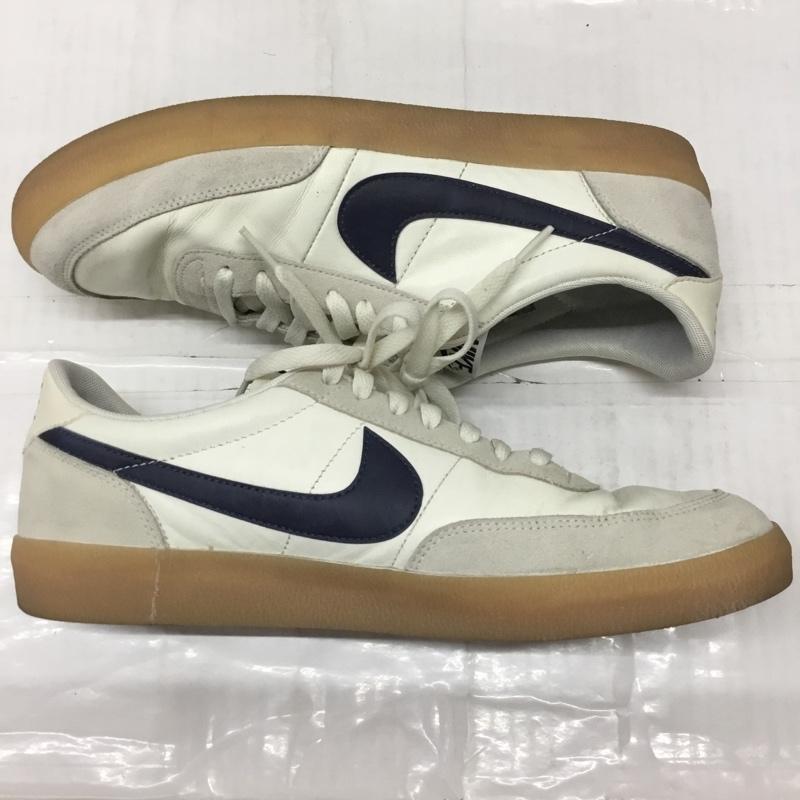 ナイキ NIKE スニーカー スニーカー 432997 107 KILLSHOT 2 LEATHER 29cm 箱有 29.0cm ロゴ、文字 紺 / ネイビー / X アイボリー / アイボリー /  メンズ USED 古着 中古 10111962