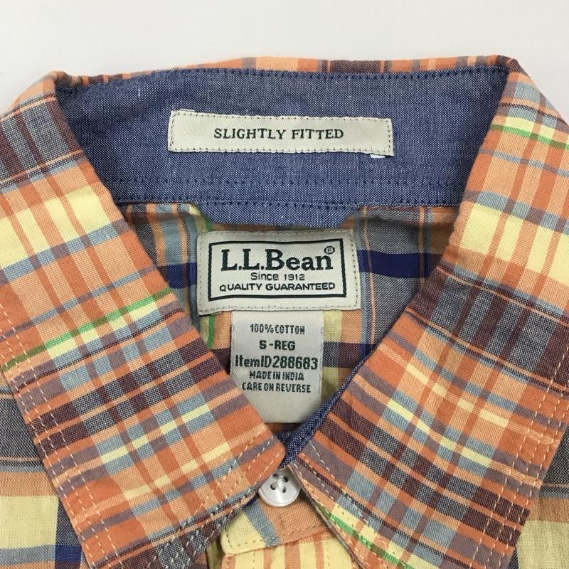 エルエルビーン L.L.Bean シャツ、ブラウス 半袖 半袖シャツ カラーシャツ 半袖カットソー チェックシャツ S チェック マルチカラー / マルチカラー /  メンズ USED 古着 中古 10113212