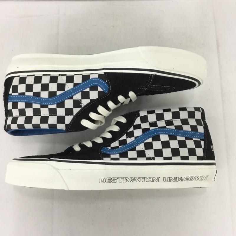 バンズ VANS スニーカー スニーカー 721278 PREMIUM SK8-MID REISSUE 83 29.5cm 箱有 LIBERAIDERS 29.5cm チェック 黒 / ブラック / X 青 / ブルー / X 灰 / グレー /  メンズ USED 古着 中古 10133915