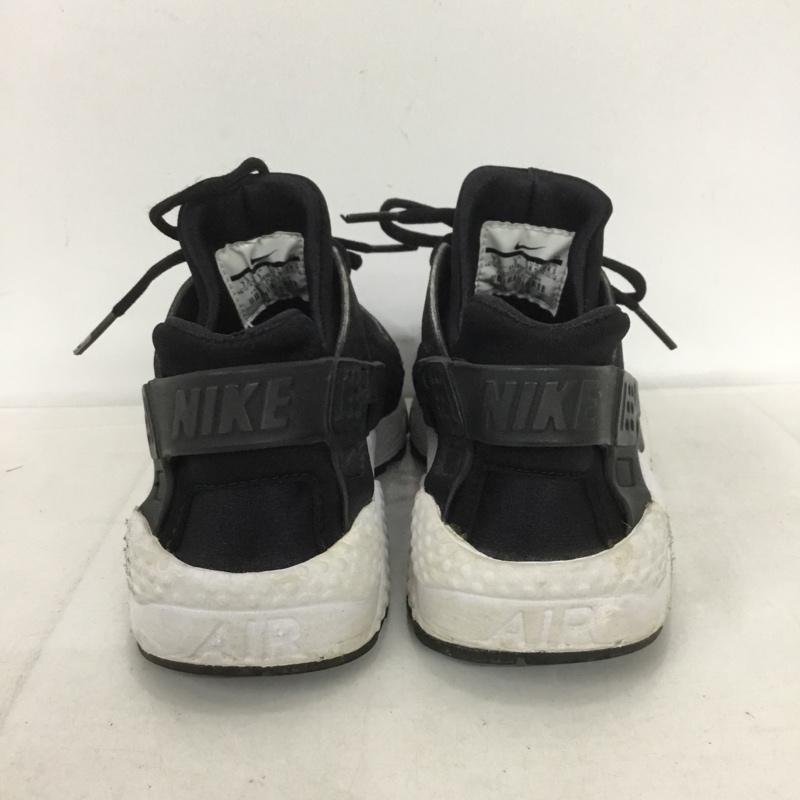 ナイキ NIKE スニーカー スニーカー 634835-006 WMNS AIR HUARACHE RUN エアハラチ 24.5cm 24.5cm ロゴ、文字 黒 / ブラック / X 白 / ホワイト /  レディース USED 古着 中古 10133896