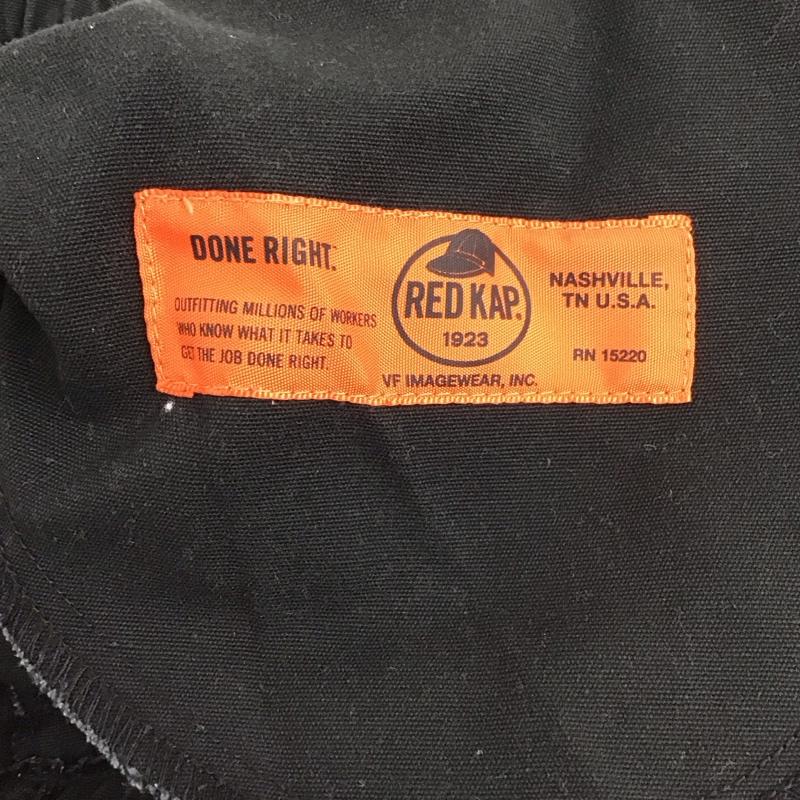 レッドキャップ RED KAP パンツ ワークパンツ、ペインターパンツ ワークパンツ ワイドパンツ カジュアルパンツ 30インチ 無地 黒 / ブラック /  メンズ USED 古着 中古 10148104