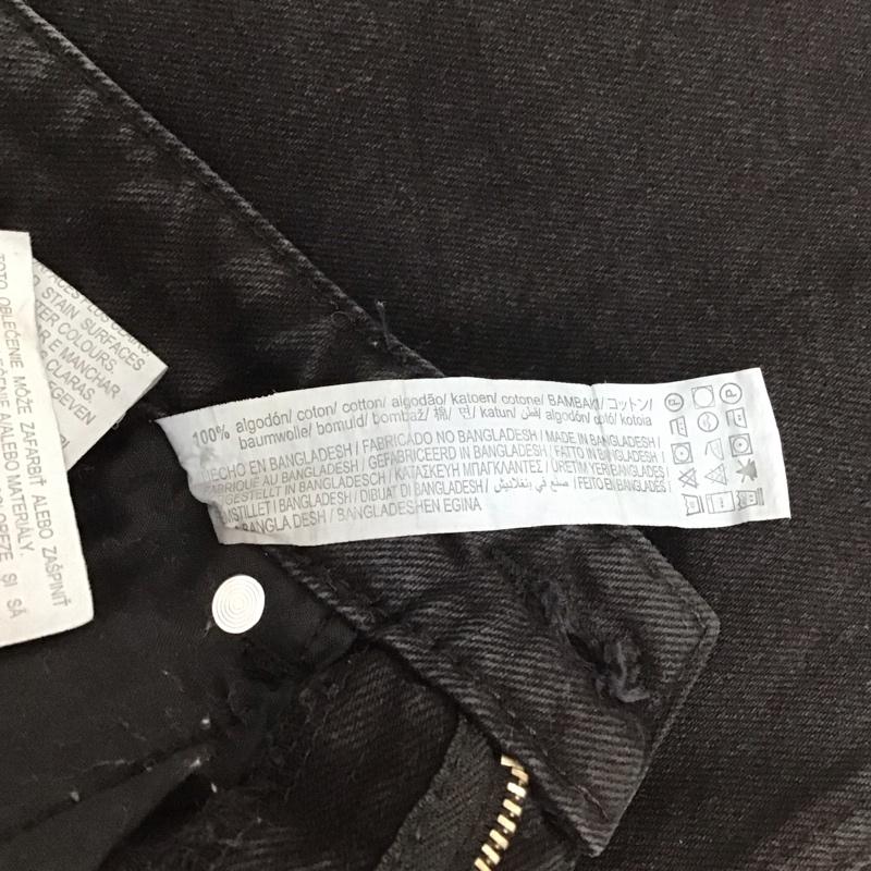 ザラ ZARA スカート ミニスカート S 無地 黒 / ブラック /  レディース USED 古着 中古 10111413