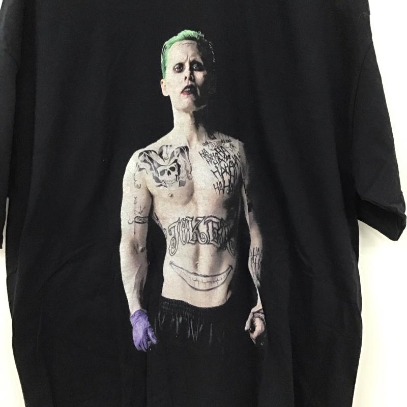 フルーツオブザルーム FRUIT OF THE LOOM Tシャツ 半袖 スーサイド スクワッド ジャレッド レト 映画 XL プリント 黒 / ブラック /  メンズ USED 古着 中古 10123361