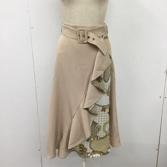 デュラス DURAS スカート ロングスカート ロングスカート フレアスカート カジュアルスカート FREE 無地 桃 / ピンク /  レディース USED 古着 中古 10117328