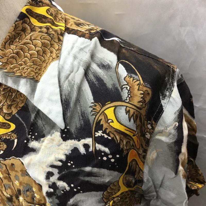 パールダイバー PEARL DIVER シャツ、ブラウス 半袖 半袖シャツ カラーシャツ 半袖カットソー プリントシャツ M プリント マルチカラー / マルチカラー /  メンズ USED 古着 中古 10116665