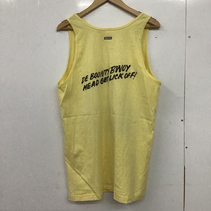シュプリーム Supreme タンクトップ タンクトップ 16SS BarringtonLevyBountyHunterTankTop L プリント 黄 / イエロー /  メンズ USED 古着 中古 10147011