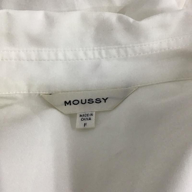 マウジー MOUSSY ベスト ベスト 010GA230-6060 BACK OPEN SHIRT VEST ノースリーブシャツ FREE 無地 白 / ホワイト /  レディース USED 古着 中古 10122567