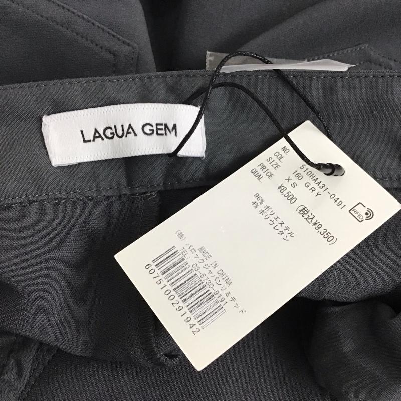 ラグア ジェム LAGUA GEM パンツ スラックス 510HAA31-0491 ASYMMETRY RIBON フレアパンツ XS 無地 灰 / グレー /  レディース USED 古着 中古 10134227