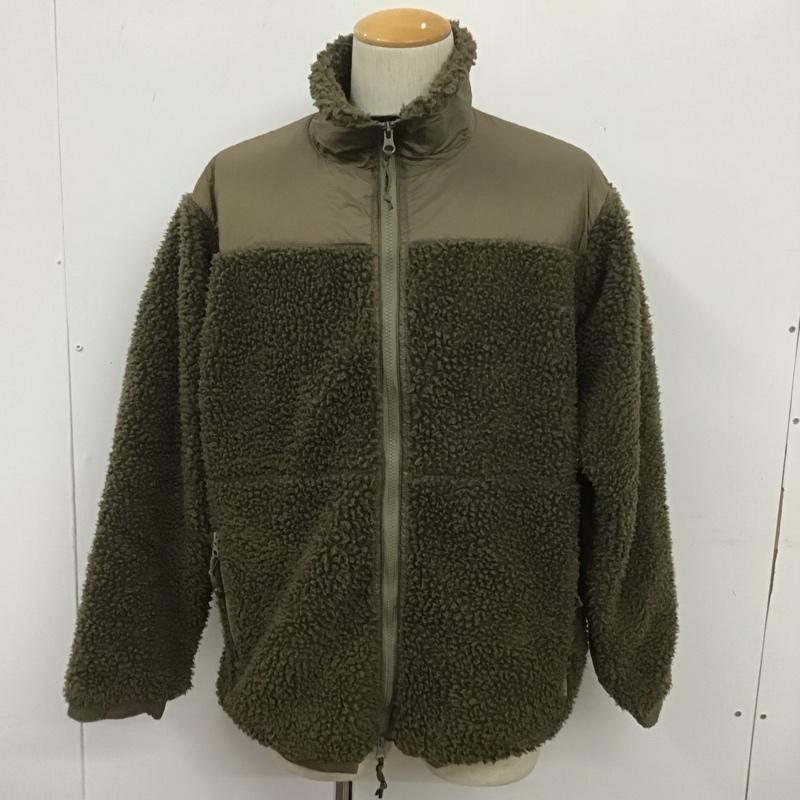 バズリクソンズ Buzz Rickson s ジャケット、上着 ジャンパー、ブルゾン boa-a-2220-62-n JACKETCOLDWEATHER BOA-2A フリースジャケット ジップアップジャケット M 無地 カーキ / カーキ /  メンズ USED 古着 中古 10106792