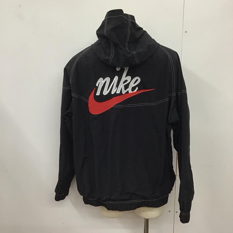ナイキ NIKE ジャケット、上着 ジャケット、ブレザー dm6861-010 ASMNSWWRLNDHZHDJKT プルオーバーパーカー ナイロンジャケット XXL ロゴ、文字 黒 / ブラック /  メンズ USED 古着 中古 10124266
