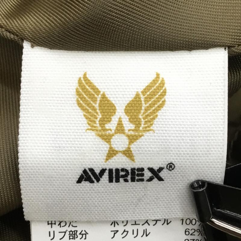 アヴィレックス AVIREX ジャケット、上着 ジャンパー、ブルゾン 6272052 M ロゴ、文字 カーキ / カーキ /  メンズ USED 古着 中古 10138378