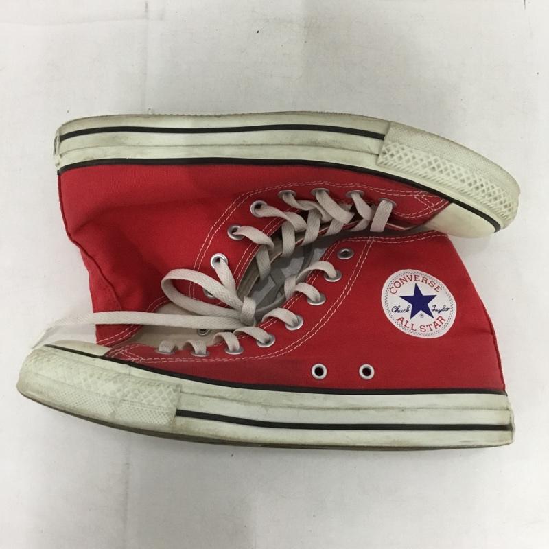 コンバース CONVERSE スニーカー スニーカー M9621 CANVAS ALL STAR HI 26.5cm 26.5cm ロゴ、文字 赤 / レッド /  メンズ USED 古着 中古 10150977