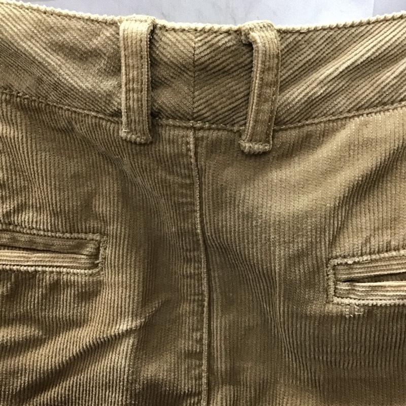 トミーヒルフィガー TOMMY HILFIGER スカート ミニスカート ミニスカート タイトスカート コーデュロイ 6 無地 キャメル / キャメル /  レディース USED 古着 中古 10114900