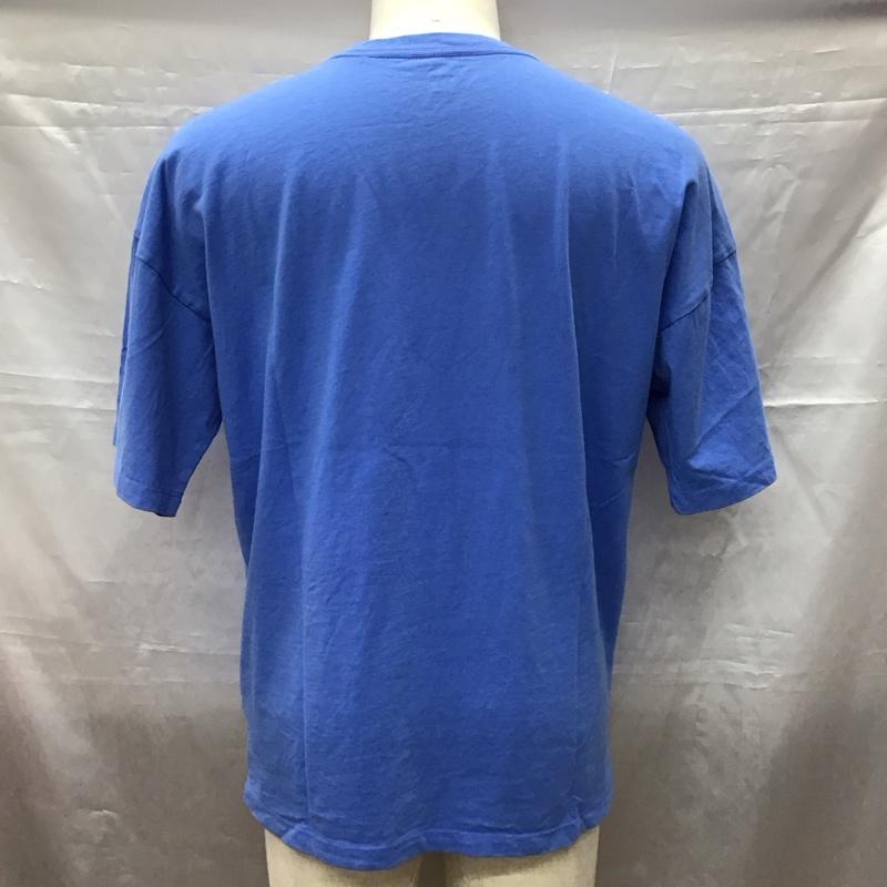 ギャップ GAP Tシャツ 半袖 JAC BAS ARCH T クルーネック S ロゴ、文字 青 / ブルー /  メンズ USED 古着 中古 10115555