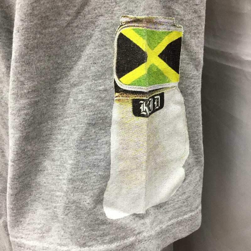 ネスタブランド NESTABRAND Tシャツ 半袖 クルーネック ロゴ、文字 灰 / グレー /  メンズ USED 古着 中古 10119812