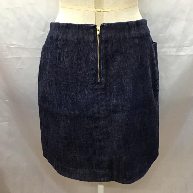 カージュ Khaju スカート ミニスカート 323-20-0086 デニムスカート ストレッチ 無地 インディゴ / インディゴ /  レディース USED 古着 中古 10115404