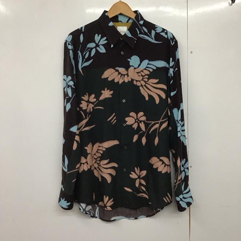 ポールスミス Paul Smith シャツ、ブラウス 長袖 長袖シャツ 総柄プリントシャツ L プリント マルチカラー / マルチカラー /  メンズ USED 古着 中古 10142111