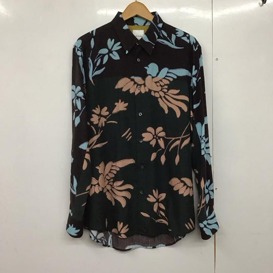 ポールスミス Paul Smith シャツ、ブラウス 長袖 長袖シャツ 総柄プリントシャツ L プリント マルチカラー / マルチカラー /  メンズ USED 古着 中古 10142111