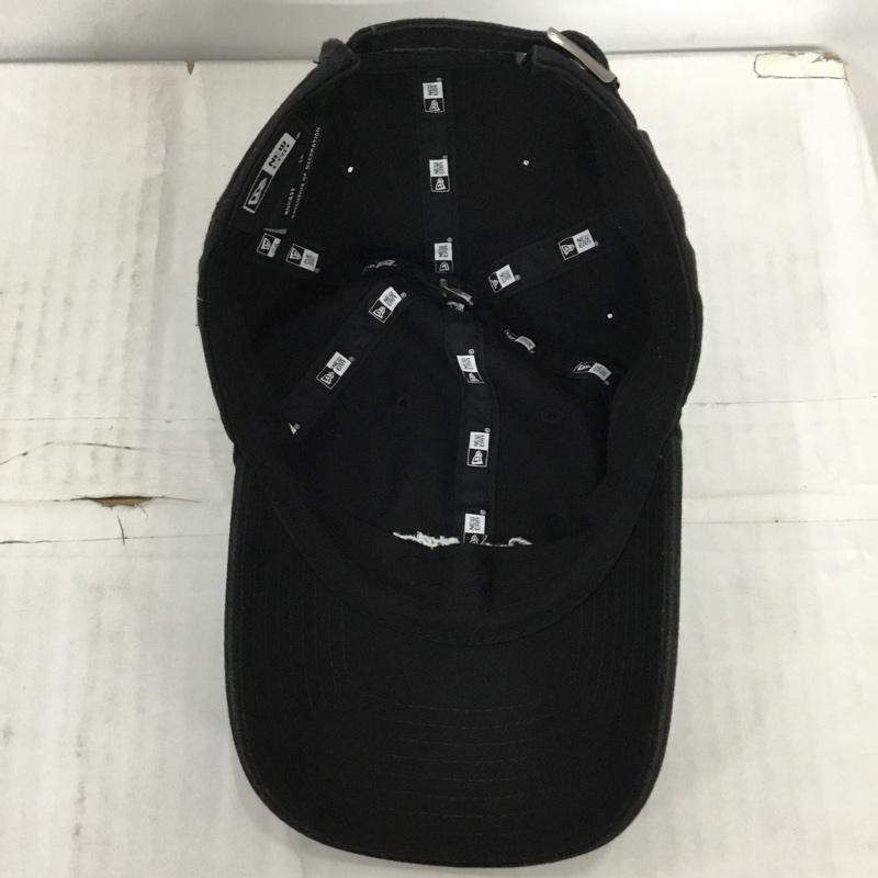 ニューエラ NEW ERA 帽子 キャップ CASUAL CLASSIC 筆記体 ロゴ、文字 黒 / ブラック /  メンズ USED 古着 中古 10109912