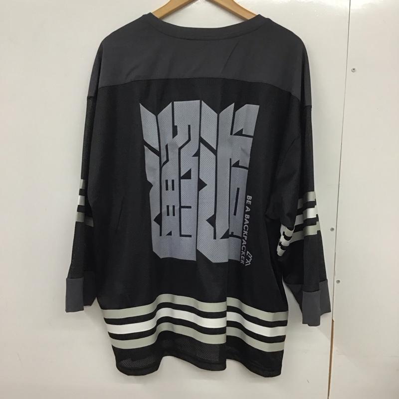 シーエムエフアウトドアガーメント CMF OUTDOOR GARMENT Tシャツ 長袖 cmf2501-c05j ホッケーTee Vネック 25ss XL ロゴ、文字 紺 / ネイビー /  メンズ USED 古着 中古 10132291