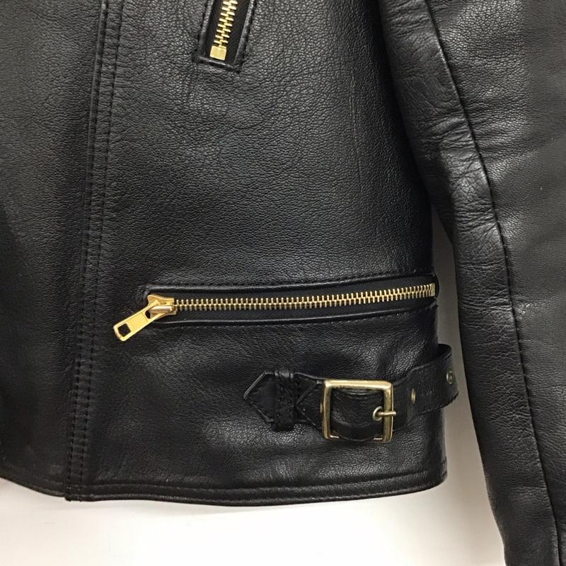 古着 USED ジャケット、上着 ライダース TOP RIDEY L 無地 黒 / ブラック /  メンズ USED 古着 中古 10140330