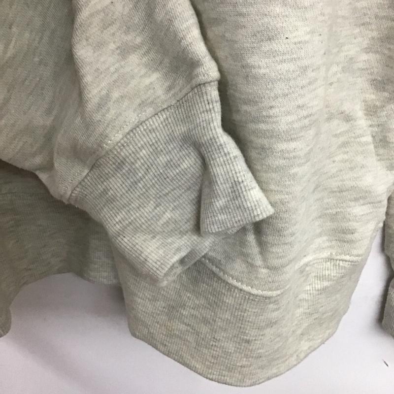 デザインティーシャツストアグラニフ Designtshirtsstoregraniph トレーナー 長袖 長袖トレーナー スウェット クルーネック プルオーバー L ロゴ、文字 灰 / グレー /  メンズ USED 古着 中古 10141790