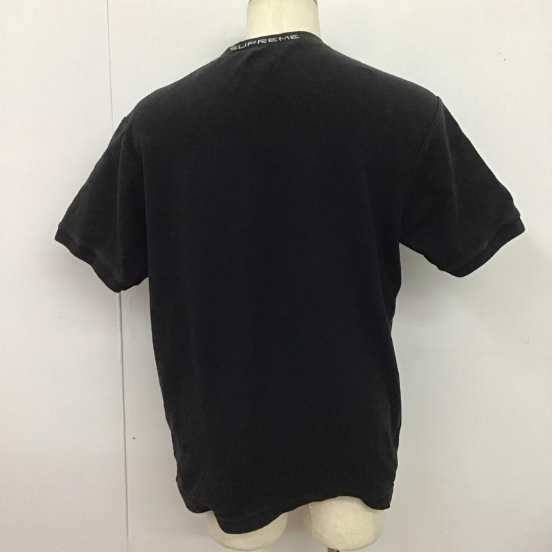 シュプリーム Supreme カットソー 半袖 19AW UniversitySSTop 半袖カットソー サーマル M 無地 黒 / ブラック /  メンズ USED 古着 中古 10126722