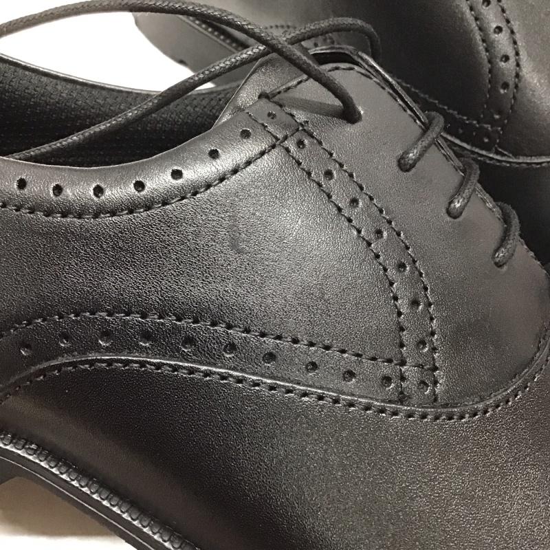 アシックス ASICS 革靴 革靴 TU-7774 texcy luxe ストレートチップ 箱有 26cm 26.0cm 無地 黒 / ブラック /  メンズ USED 古着 中古 10111757