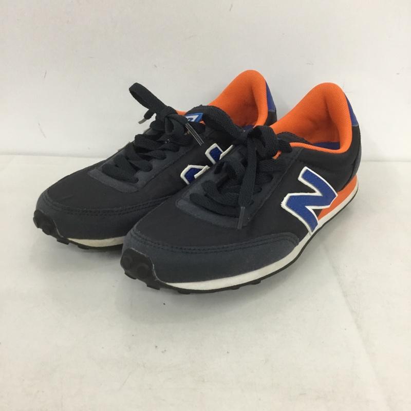 ニューバランス New Balance スニーカー スニーカー U410BBY 22.5cm 22.5cm ロゴ、文字 紺 / ネイビー / X 橙 / オレンジ /  レディース USED 古着 中古 10140474