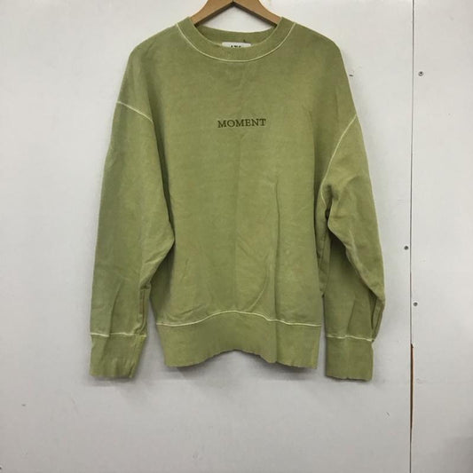 アズールバイマウジー AZUL BY MOUSSY トレーナー 長袖 S 無地 黄緑 / イエローグリーン /  レディース USED 古着 中古 10140420