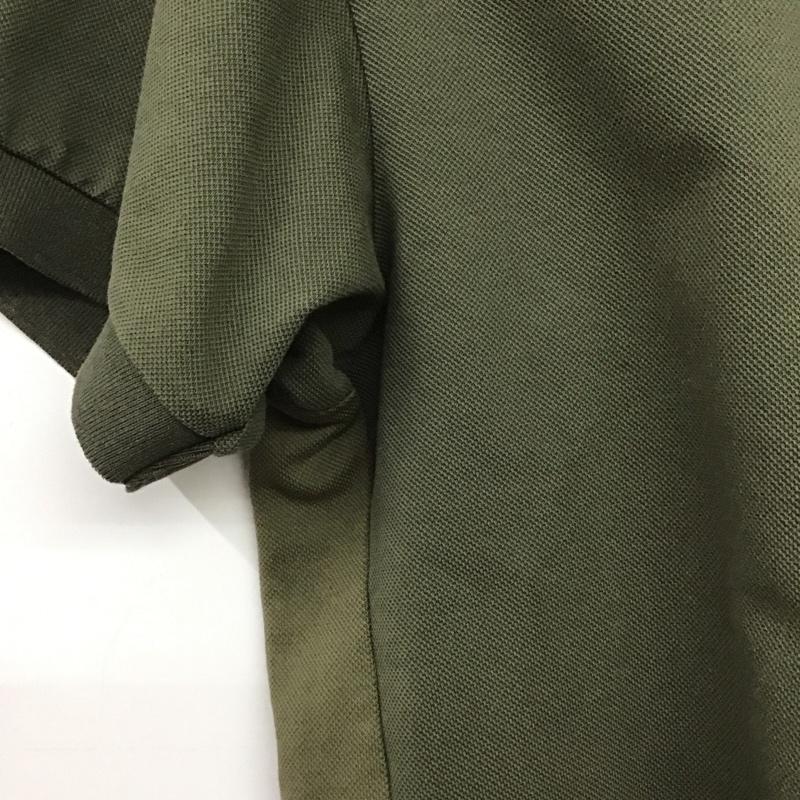 ユニクロ UNIQLO ポロシャツ 半袖 半袖ポロシャツ カラーシャツ 半袖カットソー S 無地 カーキ / カーキ /  メンズ USED 古着 中古 10140535