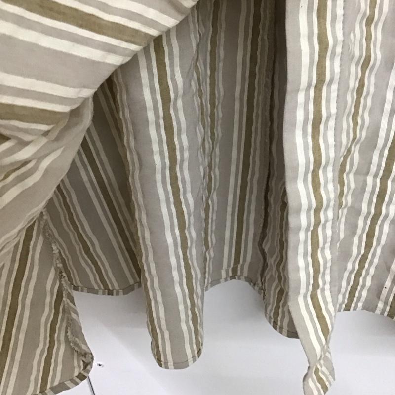 ザラ ZARA スカート ロングスカート フレアロングスカート ストライプスカート カジュアルスカート L ストライプ マルチカラー / マルチカラー /  レディース USED 古着 中古 10117676