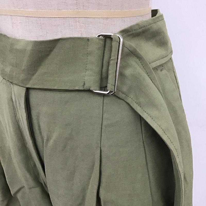 ローリーズファーム LOWRYS FARM パンツ スラックス L 無地 カーキ / カーキ /  レディース USED 古着 中古 10110281