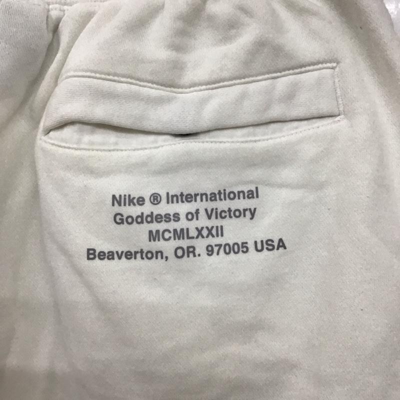 ナイキ NIKE パンツ ショートパンツ cj4883-100 SWOOSHFRENCHTERRYSHORT スウェットパンツ ハーフパンツ M ロゴ、文字 白 / ホワイト /  メンズ USED 古着 中古 10130694