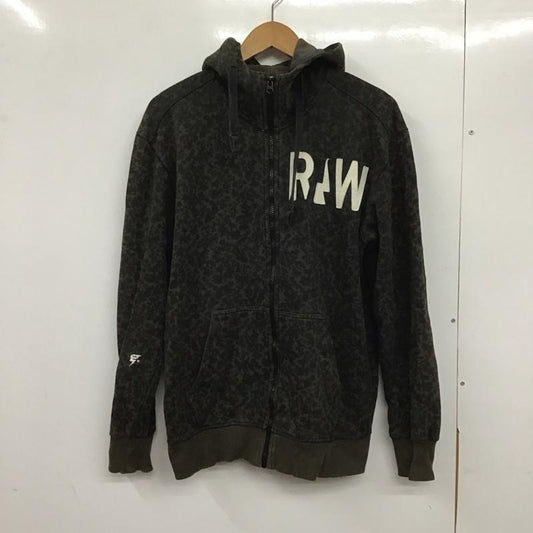 ジースターロゥ G-STAR RAW パーカー 長袖 長袖パーカー ジップアップパーカー スウェット L ロゴ、文字 マルチカラー / マルチカラー /  メンズ USED 古着 中古 10138433