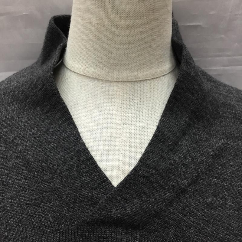 セオリー theory ニット、セーター 長袖 42 無地 ダークグレー / ダークグレー /  レディース USED 古着 中古 10118043