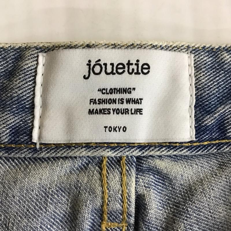 ジュエティ jouetie パンツ デニム、ジーンズ 082212400101-02 デニムパンツ ストレートパンツ ワイドパンツ カジュアルパンツ M 無地 インディゴ / インディゴ /  レディース USED 古着 中古 10114514