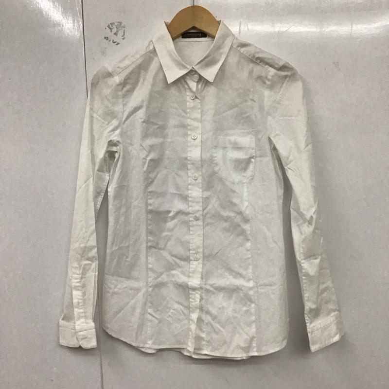 マッキントッシュ Mackintosh シャツ、ブラウス 長袖 長袖シャツ 無地シャツ カラーシャツ 38 無地 白 / ホワイト /  レディース USED 古着 中古 10128751