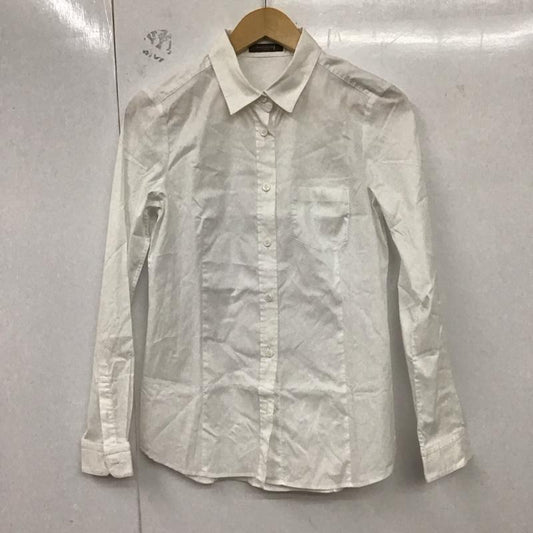 マッキントッシュ Mackintosh シャツ、ブラウス 長袖 長袖シャツ 無地シャツ カラーシャツ 38 無地 白 / ホワイト /  レディース USED 古着 中古 10128751