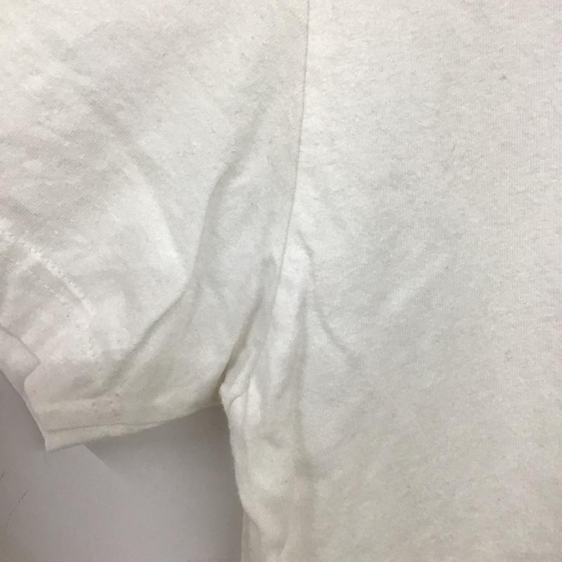 デウスエクスマキナ DEUS EX MACHINA Tシャツ 半袖 半袖カットソー プリントTシャツ クルーネックカットソー L ロゴ、文字 白 / ホワイト /  メンズ USED 古着 中古 10135911