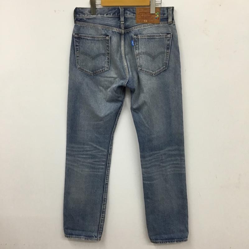 リーバイストラウスアンドコー Levi Strauss & co. パンツ デニム、ジーンズ デニムパンツ ストレートパンツ ワイドパンツ カジュアルパンツ 32インチ プリント インディゴ / インディゴ /  メンズ USED 古着 中古 10116605