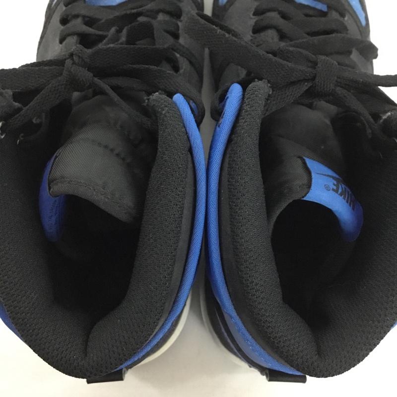 ナイキ NIKE スニーカー スニーカー 638471 007 AIR JORDAN 1 KO HIGH OG キャンバス地 28.5cm 28.5cm ロゴ、文字 黒 / ブラック / X 青 / ブルー /  メンズ USED 古着 中古 10146037