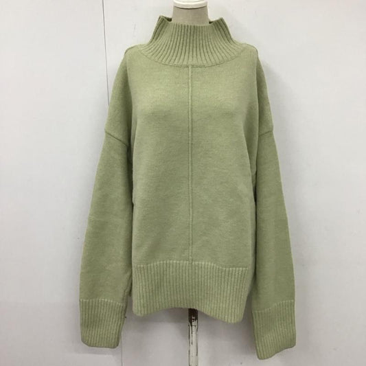 フィフス fifth ニット、セーター 長袖 無地 薄緑 / ライトグリーン /  レディース USED 古着 中古 10121351
