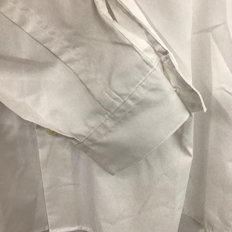 ジーユー GU シャツ、ブラウス 長袖 331-357030 アンダーカバー長袖ブロードシャツ 長袖シャツ L 無地 白 / ホワイト /  メンズ USED 古着 中古 10132892