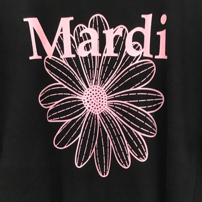 マルディメクルディ MARDI MERCREDI トレーナー 長袖 プリント 黒 / ブラック /  レディース USED 古着 中古 10131932