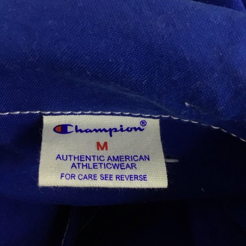チャンピオン Champion ジャケット、上着 ジャケット、ブレザー c8-q603 19FW StandardCoachJacket カジュアルジャケット M ロゴ、文字 青 / ブルー /  メンズ USED 古着 中古 10124672